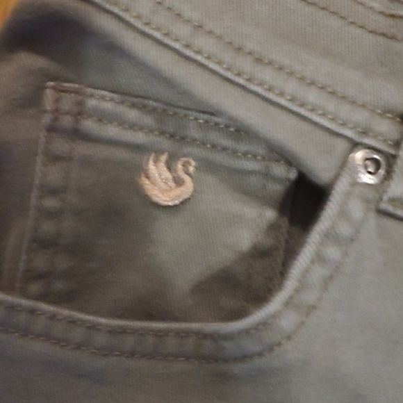 Gloria vanderbilt army green jeans size 14 pettie - Picture 2 of 6